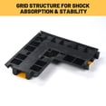 thumbnail image 4 of Yescom 90° Left Turn/Right Turn Corner for 1-Channel Cable Protector Ramp, Heavy Duty Rubber Cord Cover, 22,000 Lbs Load Capacity, 4 of 9