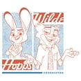 thumbnail image 2 of Womens Zootopia 2 Judy Hopps and Nick Wilde Undercover T Shirt, 2 of 5