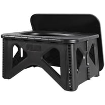 Multifunctional for vehicle use outdoor toilet emergency commode camping adult child odor-proof portable toilet black folding small stool$$Sport & Recreation Other