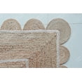 thumbnail image 5 of Chouhan Rugs Natural Jute Scalloped Rug Bohemian Rug Decor Rug Handwoven Rug Custom Rug Decorative Rug, 5 of 5
