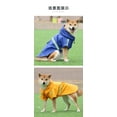 thumbnail image 4 of Xiao Hua Chubasquero impermeable para perros, ajustable, reflectante, ligero y con capucha tipo poncho (L, azul), 4 of 4