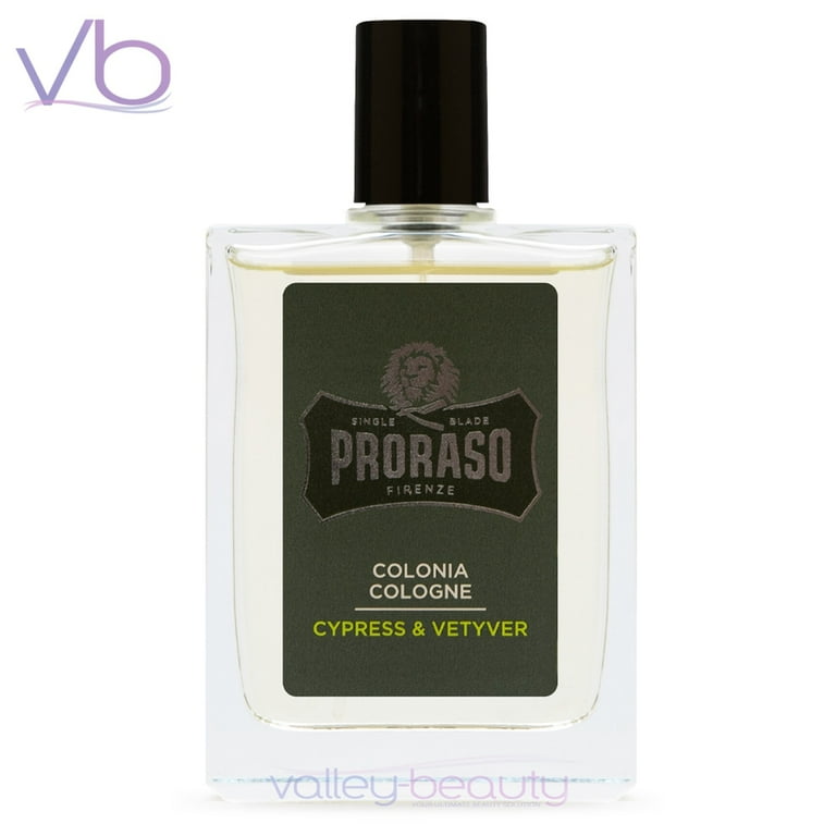 Proraso Single Blade Cypress Vetyver Eau De Cologne 100ml