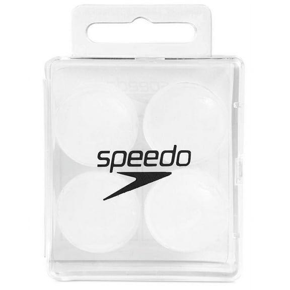 Speedo Silicone Ear Plugs - White, One Size Fits All