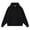black, variant on Womens Solid Color Hoodies Long Sleeve Unisex Sweatshirt Causal Outerwear Tops