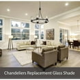 thumbnail image 4 of Aspen Creative 23653-60-2,Clear Deep Cone Glass Shade For Lighting Fixture/Pendant.Size:7-1/4"D x 5-1/2"H.Set of 2., 4 of 7