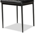 thumbnail image 4 of Baxton Studio Blaise Black Faux Leather Dining Chair (Set of 4), 4 of 5
