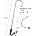 thumbnail image 3 of Flirt Pole for Dogs Extendable Flirt Pole with Fleece Lure Tugs for Dog Outdoor Entertainment Train and Exercise New Coffee, 3 of 7