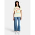 thumbnail image 2 of Pasta Club Women's Graphic Everyday Tee with Short Sleeves, Sizes XXS-XXL, 2 of 5