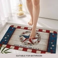 thumbnail image 3 of 4th of July Door Mat&nbsp;Indoor Outdoor Entrance, Non Slip Small Rug for Kitchen Bathroom Entryway Rug, Counrty Star on Wood Independence Day Washable Doormat Floor Mat for Office 16x24 Inch, 3 of 8