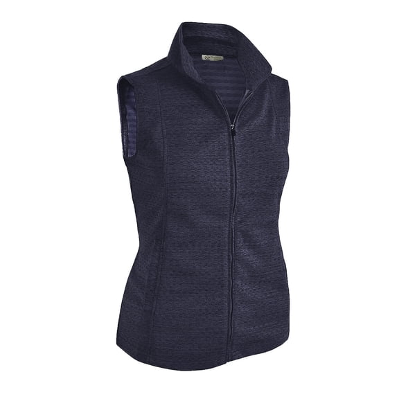 Monterey Club Women's Melange Knit Texture Vest #2797