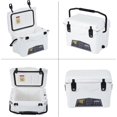 thumbnail image 4 of 20 Quart Portable Ice Cooler, Leak-Proof, Air Tight, Fishing Drybox Cooler with Portable Cup Holder, Fish Ruler, Bottle Openers, Camping Cooler for Beach Boat Fishing Picnic Travel, 4 of 7
