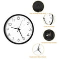 thumbnail image 4 of Wall clock Plastic Silent Suitable for decoration 10in Black, 4 of 4