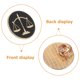 thumbnail image 3 of Hytrove 6Ud De Metal Justicia Para Traje Pin De Derecho Y Abogados, 3 of 8
