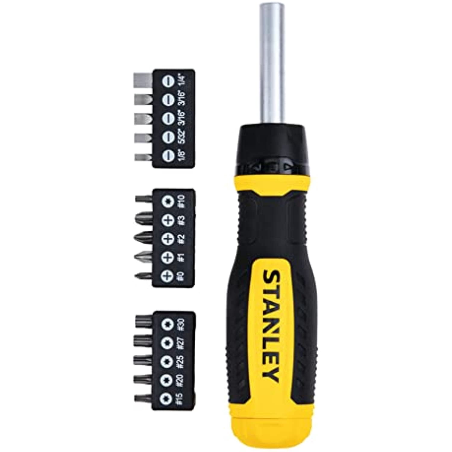 Stanley Assorted Ratcheting Screwdriver Set 15 pc