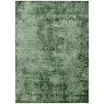 thumbnail image 2 of 3' X 5' Emerald Abstract Washable Non Skid Indoor Outdoor Area Rug, 2 of 3