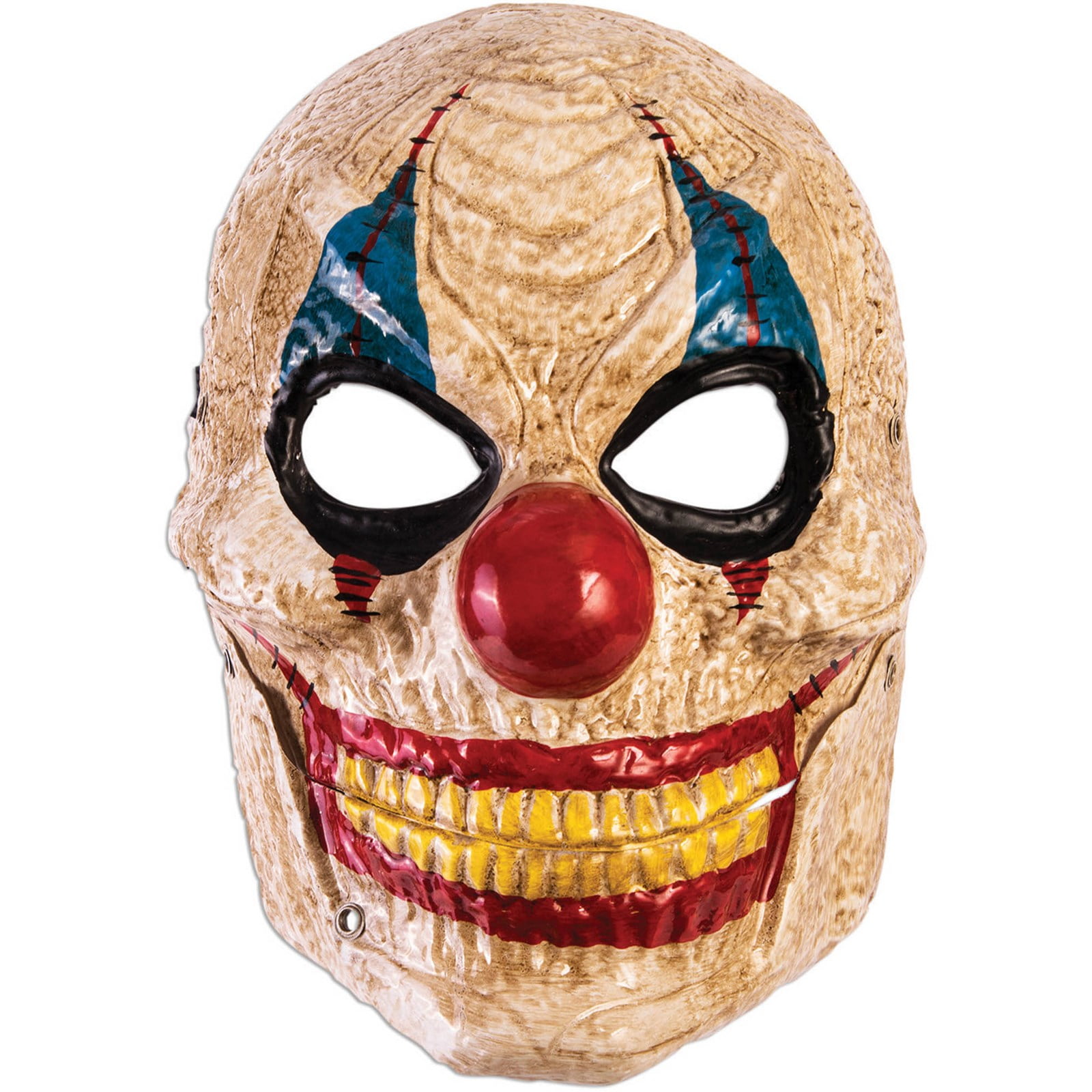 Adults Moving Jaw Horror Clown Killer Scary Fancy Dress Costume Outfit Mask