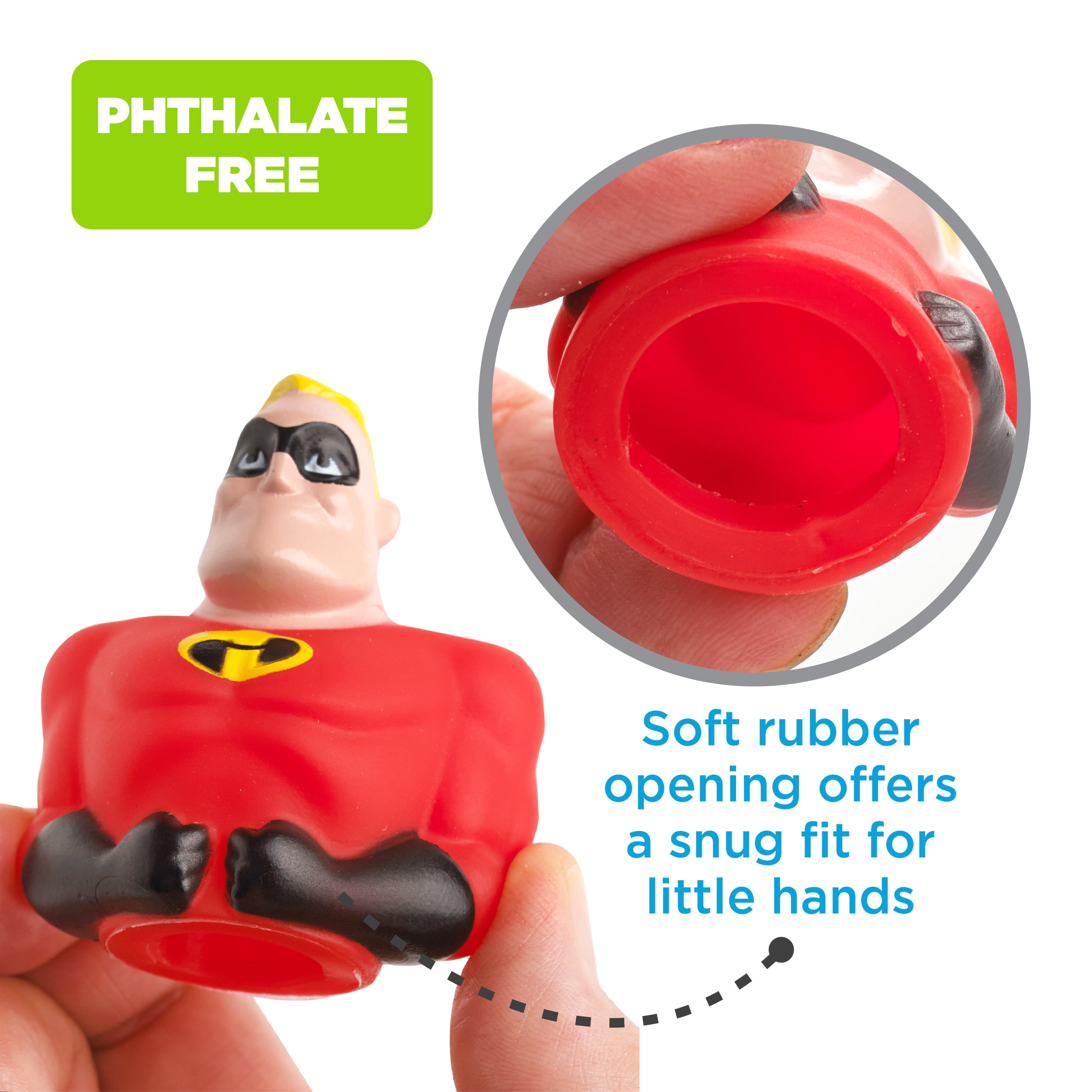Disney Pixar 'Incredibles 2' Bath Finger Puppets, 5 Pack