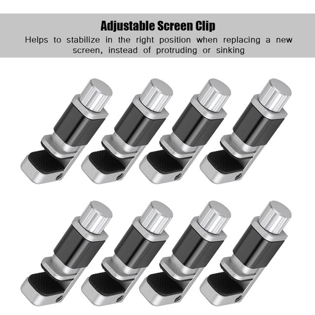 Abrazadera de sujeción de pantalla, 8 piezas, clip ajustable, clip de sujeción para pantalla LCD, soporte de reparación de teléfono móvil, valor excepcional