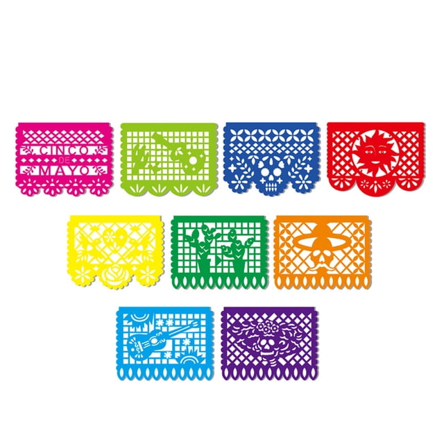 Matsuzay Banderines Artículos de Fiesta Decoraciones Fiesta Mexicana MS03-Day of the dead Kits de decoración para fiestas Ms01-CINCO Matsuzay HA047925-01