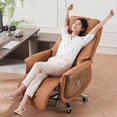 thumbnail image 3 of Designer Recliner Office Chair Swivel Lounge Floor Study Barber Office Chairs Bedroom Accent Chaise Coiffeuse Nordic Furniture My Lux Decor Round, 3 of 13