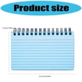 thumbnail image 3 of Twin-Wire Binding Notepads 50 Sheets Lined Pocket Notepads Wirebound Writing Pad Small Notebook for Writing 4.9x2.9Inch, 3 of 8