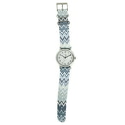 Timex Weekender Blue Chevron 38 mm Watch TW2R59200