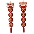 thumbnail image 4 of GUOOL Couplets de Printemps du Nouvel An Chinois en Non-Tissé Flexibles Couleur Rouge C, 4 of 9