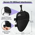 thumbnail image 7 of SupreGear Forearm Crutch Accessory Bag with Cup Holder, Lightweight Mobility Walker Pouch, Black, 1 pack, 7 of 7