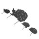 thumbnail image 5 of estacas decorativas de metal con forma de erizo para jardín, diseño hueco, para patio, de hierro, para decoración de jardín., 5 of 14