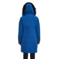 thumbnail image 5 of ALPINE NORTH Women’s Navy Vegan Down Long Parka Jacket - Water Repellent, Windproof, Warm Insulated Winter Coat with Faux Fur Hood, Cobalt, X-Small, 5 of 6