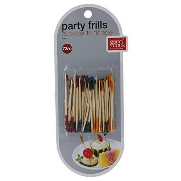 Good Cook Frill Cocktail Toothpicks, 72 count