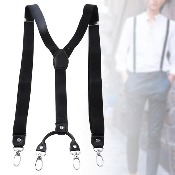 Suspenders for Men 1 Back Wide Suspender Heavy Duty Swivel Belt Loops