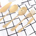 thumbnail image 5 of 6-Piece Gold Stainless Steel Serving Flatware Set, 5 of 8