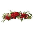 thumbnail image 1 of Flor Artificial Fila De Rosas Ticfox Decoración De La Puerta De Flores Delantera-Rojo 65 x 16 cm, 1 of 14