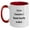 White/Red, variant on Funny Executive Gifts from Friends for Men and Women - I'm An Executive. I Speak Fluently In genius. Two Tone Coffee Mug, Graduation Unique Presents