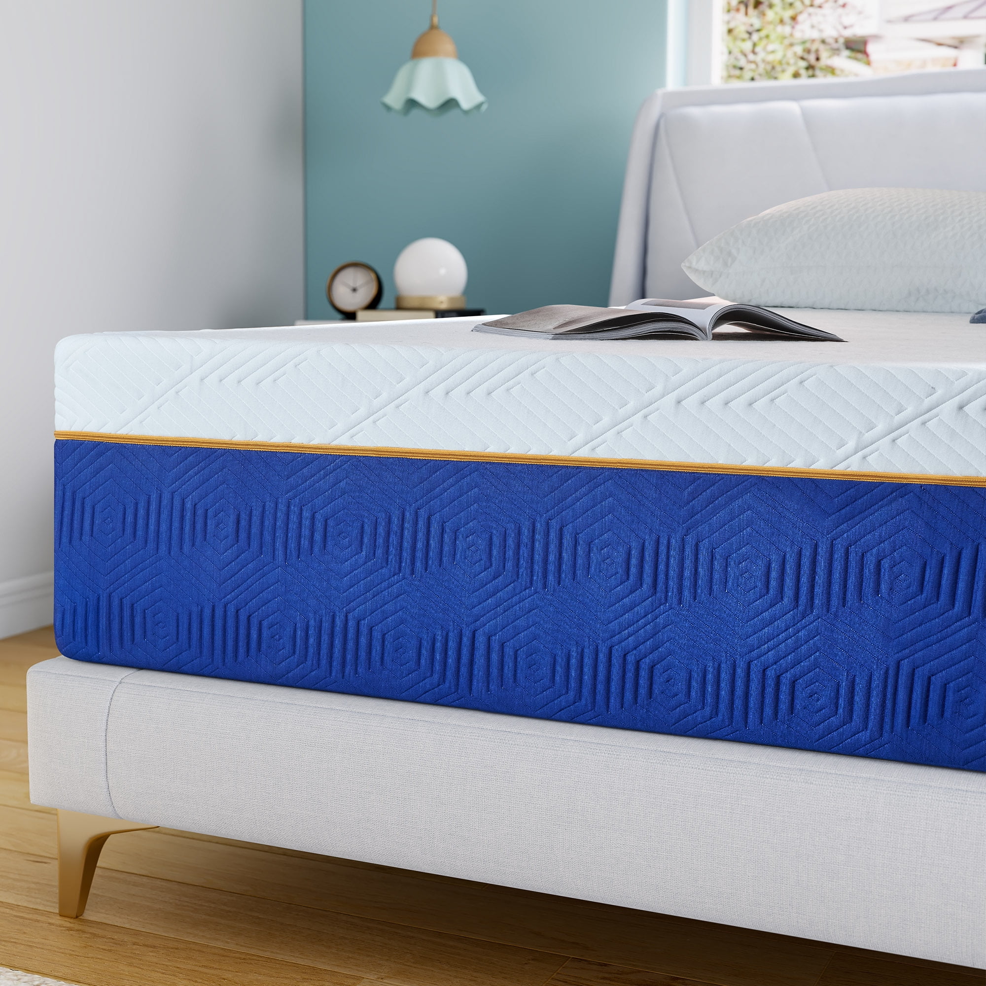 Full Mattress,Madinog 8 inch Cooling-Gel Memory Foam Mattress in a Box,Medium
