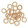thumbnail image 3 of 20Pcs Natural Wooden Rings For Craft DIY Pendant Connectors Jewelry Making , Wood, 30mm, 3 of 8