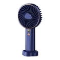 thumbnail image 2 of Ventilador eléctrico de mano USB 4000mAh Pantalla digital Ventilador enfriador de aire de escritorio (Azul) Likrtyny Libre de BPA, 2 of 9