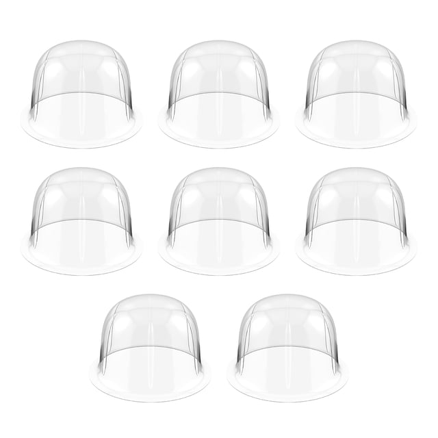 8pcs Soportes de sombrero de plástico Soporte de sombrero Soporte de sombrero Pantallas de sombrero Soporte de forma de forma de sombrero de domo