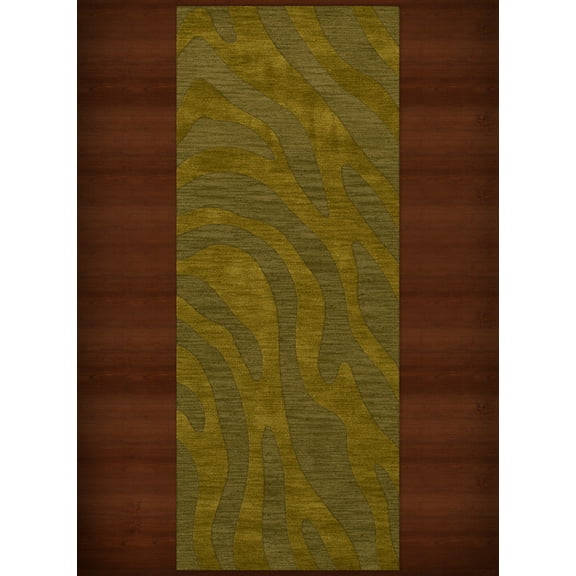 Dalyn Dover Area Rug DV2 Dv2 Avocado Swirls Lines 2' 6" x 10' Rectangle