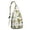 White, variant on Boho Sunflower Sling Backpack – Rustic Country Floral Watercolor Daypack with Vintage Wildflower & Farmhouse Aesthetic, Lightweight Crossbody Bag for Women & Outdoor Lovers
