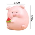 thumbnail image 2 of Adorno Pig You Happy Muñeco cerdito adorable Artesanía en micro resina Estudiante, 2 of 4
