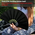thumbnail image 5 of The Zfit 1-2Packs 13inch Large Rave Fan Popping Fan Clacking Fans for Line Dancing,Hand Fans for Women Foldable,Boots on The Ground Fan,Portable for Outdoor,Wedding,Party,Decoration, 5 of 7