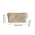 thumbnail image 3 of Boovnll Pencil Pouch, Portable Large Capacity Multifunction Cosmetics Bag, Coin Pouch, Pencil Bag with Zipper for Home, Office Supplies Storage, Pencil Case, 3 of 6