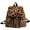 dark brown, variant on Women'S Fashion Backpack Leopard Print Casual Schoolbag Cute & Small Daypack Plush Shoulder Bag Soft Fleece Knapsack For Laydies & Teenagers