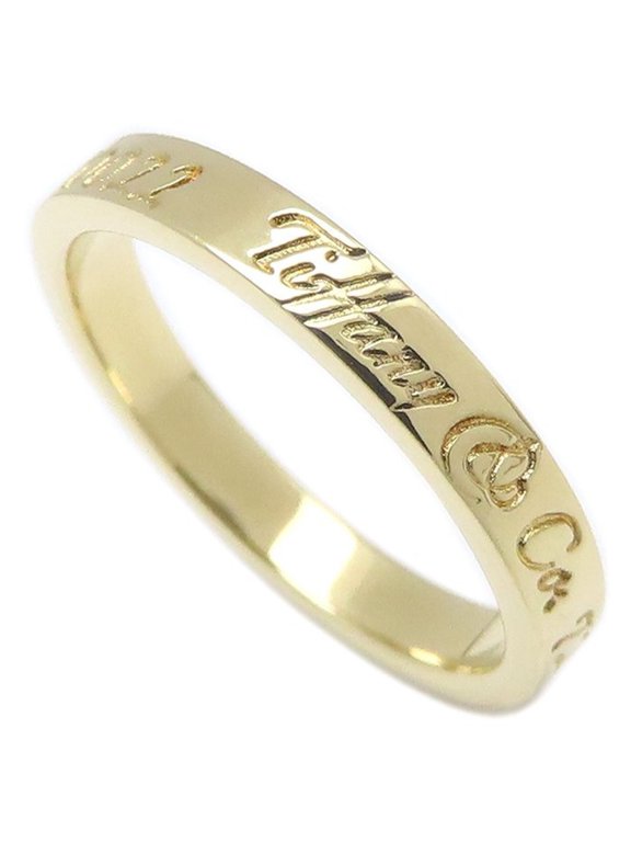 Pre-Owned TIFFANY&Co. Tiffany Notes Narrow New York Ring, 18K Yellow Gold, Women's, 296099