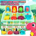 thumbnail image 2 of Pop up Dinosaur Toy, Interactive Baby Toys, Montessori Cause and Effect Toys for 1-2 Year Old Boy Girl, Early Learning Toys, 2 of 6
