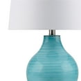 thumbnail image 4 of Hampton Hill Maelle Coastal Glass Swirl Blown Table Lamp in Aqua/Clear, 4 of 9
