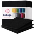 thumbnail image 1 of Paneles acústicos Ekkogo, paquete de 12 unidades, 30 x 30 x 1 cm, color negro oscuro, 1 of 6