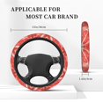 thumbnail image 2 of Kdxio Beef Steaks Print Elastic Stretch Steering Wheel Cover,Auto Steering Wheel Cover,15 Inch Anti-Slip,Warm in Winter and Cool in Summer,Fit Suvs,Vans Cars,Trucks, 2 of 7